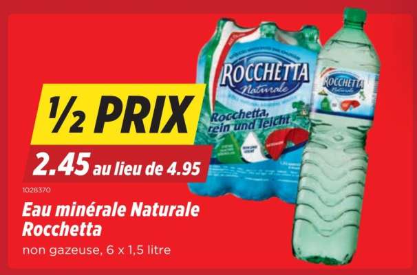 Eau minérale Naturale Rocchetta