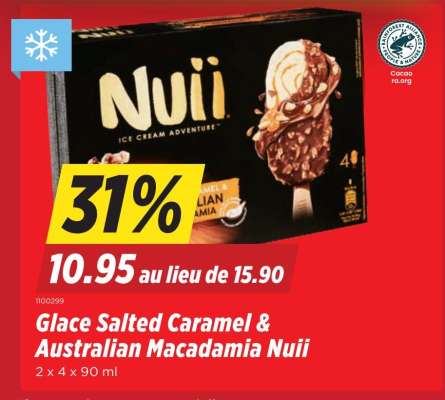 Glace Salted Caramel & Australian Macadamia Nuii