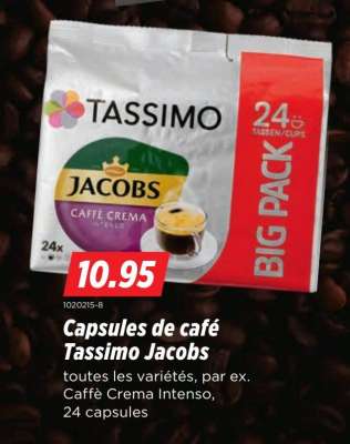 Capsules de café Tassimo Jacobs
