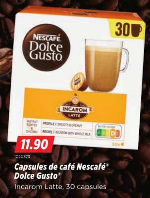 Capsules de café Nescafé Dolce Gusto