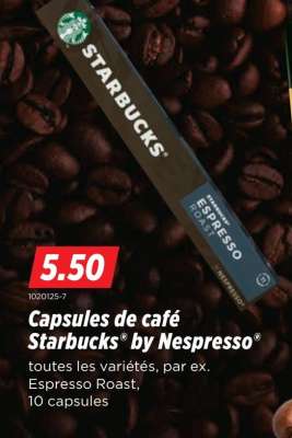 Capsules de café Starbucks® by Nespresso®