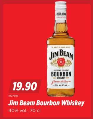JIM BEAM BOURBON WHISKEY