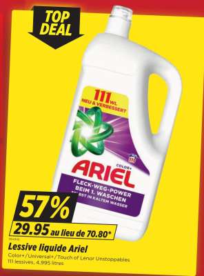 Lessive liquide Ariel