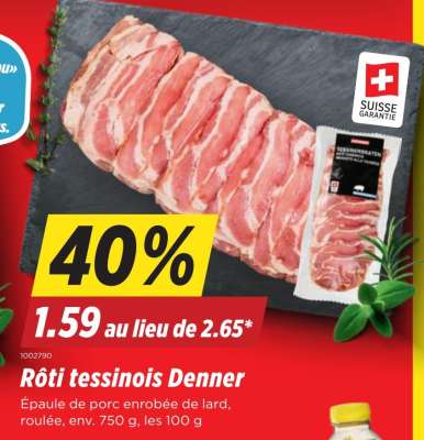 Rôti tessinois Denner