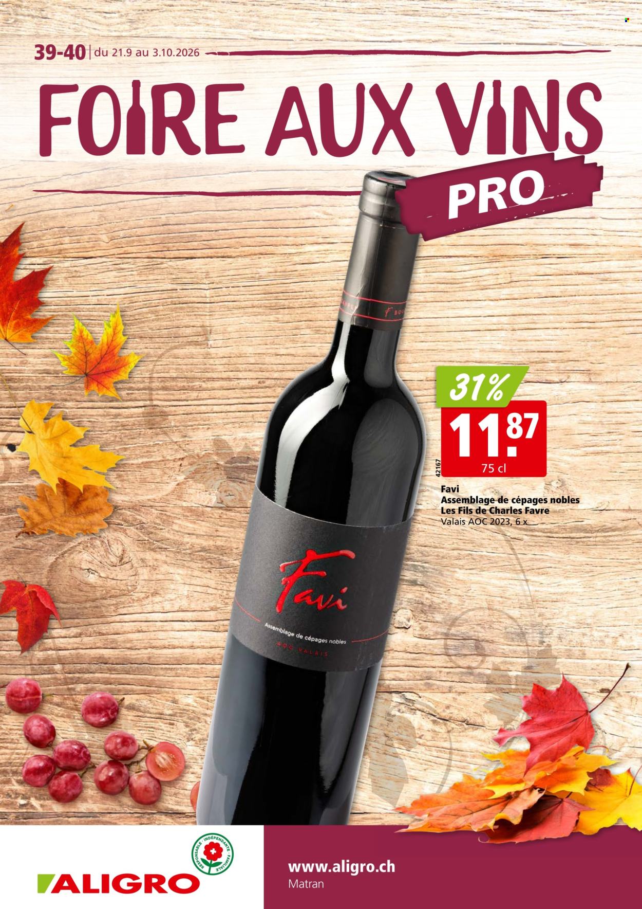 Catalogue ALIGRO - 21.9.2026 - 3.10.2026. Page 1. Page 1