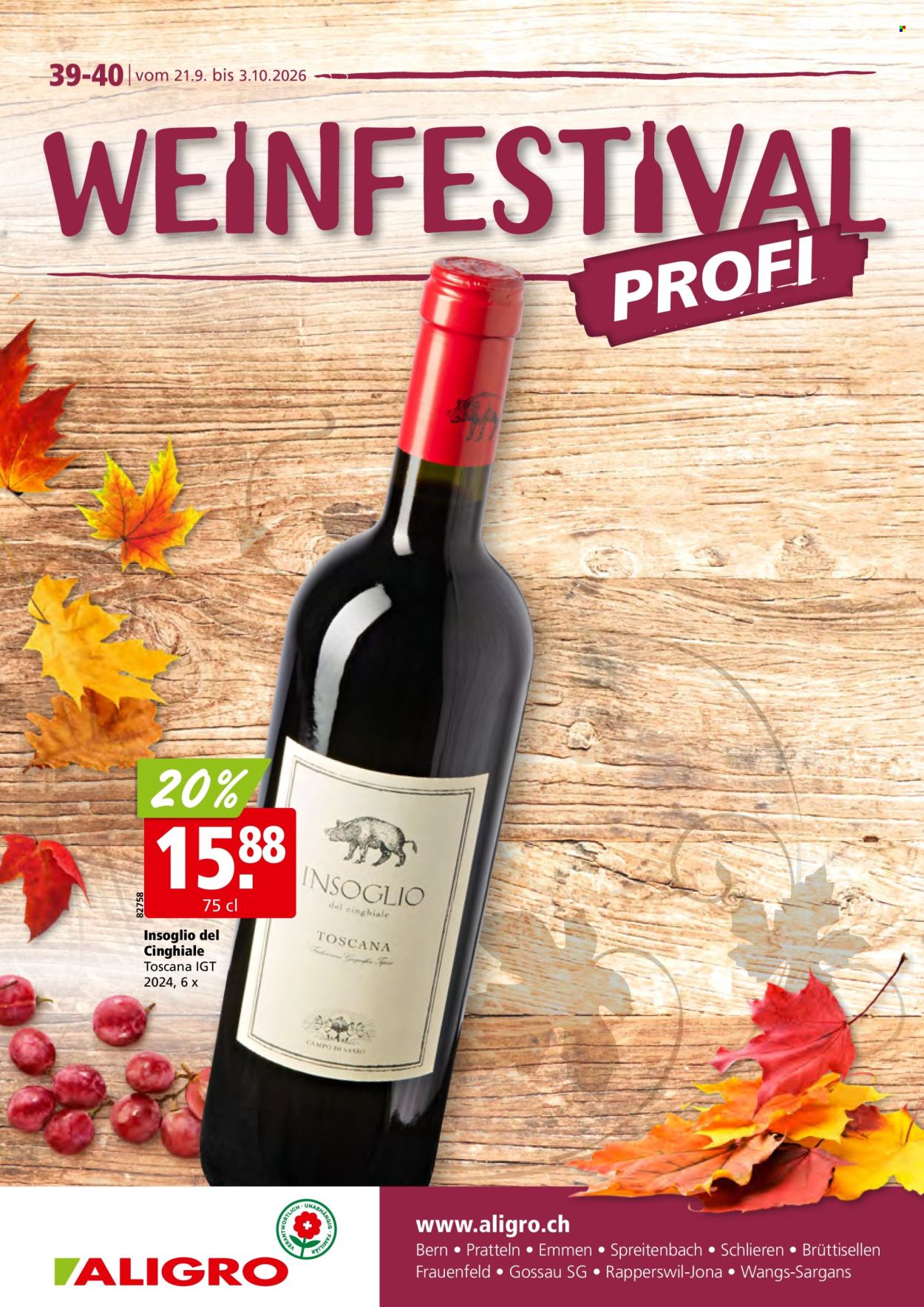 Catalogue ALIGRO - 21.9.2026 - 3.10.2026. Page 1. Page 1