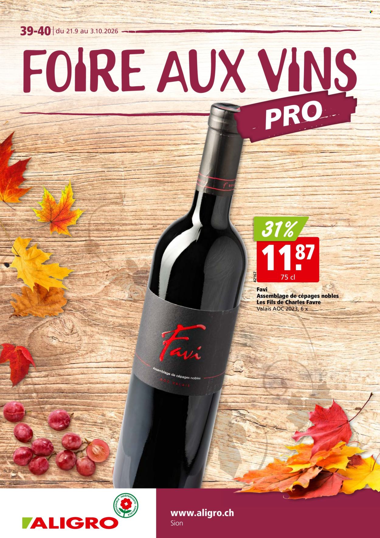 Catalogue ALIGRO - 21.9.2026 - 3.10.2026. Page 1. Page 1