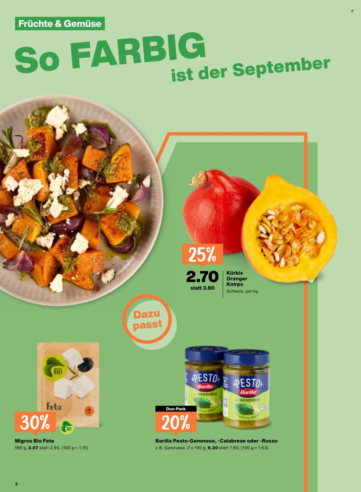 Catalogue Migros - 17.9.2026 - 23.9.2026. Page 2. Page 2