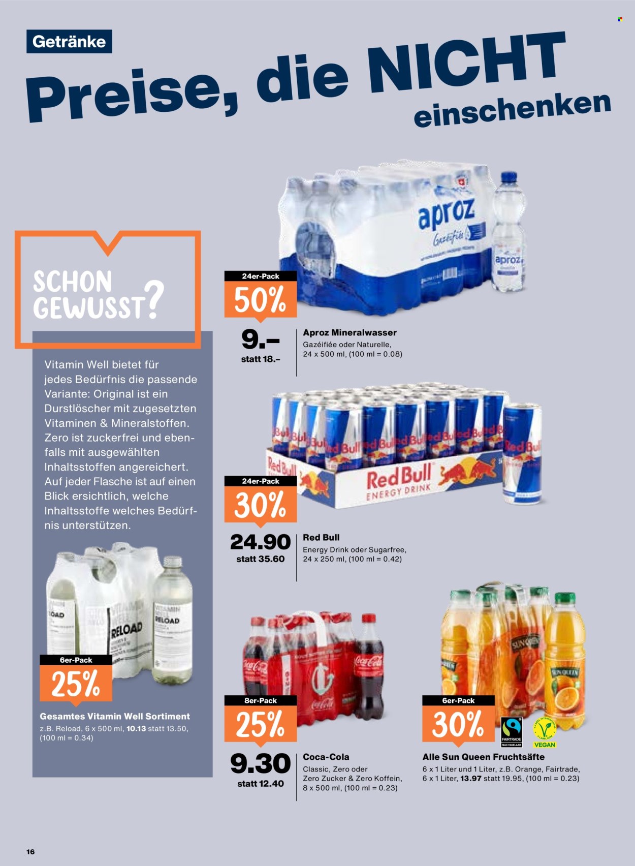 Catalogue Migros - 17.9.2026 - 23.9.2026. Page 16. Page 16