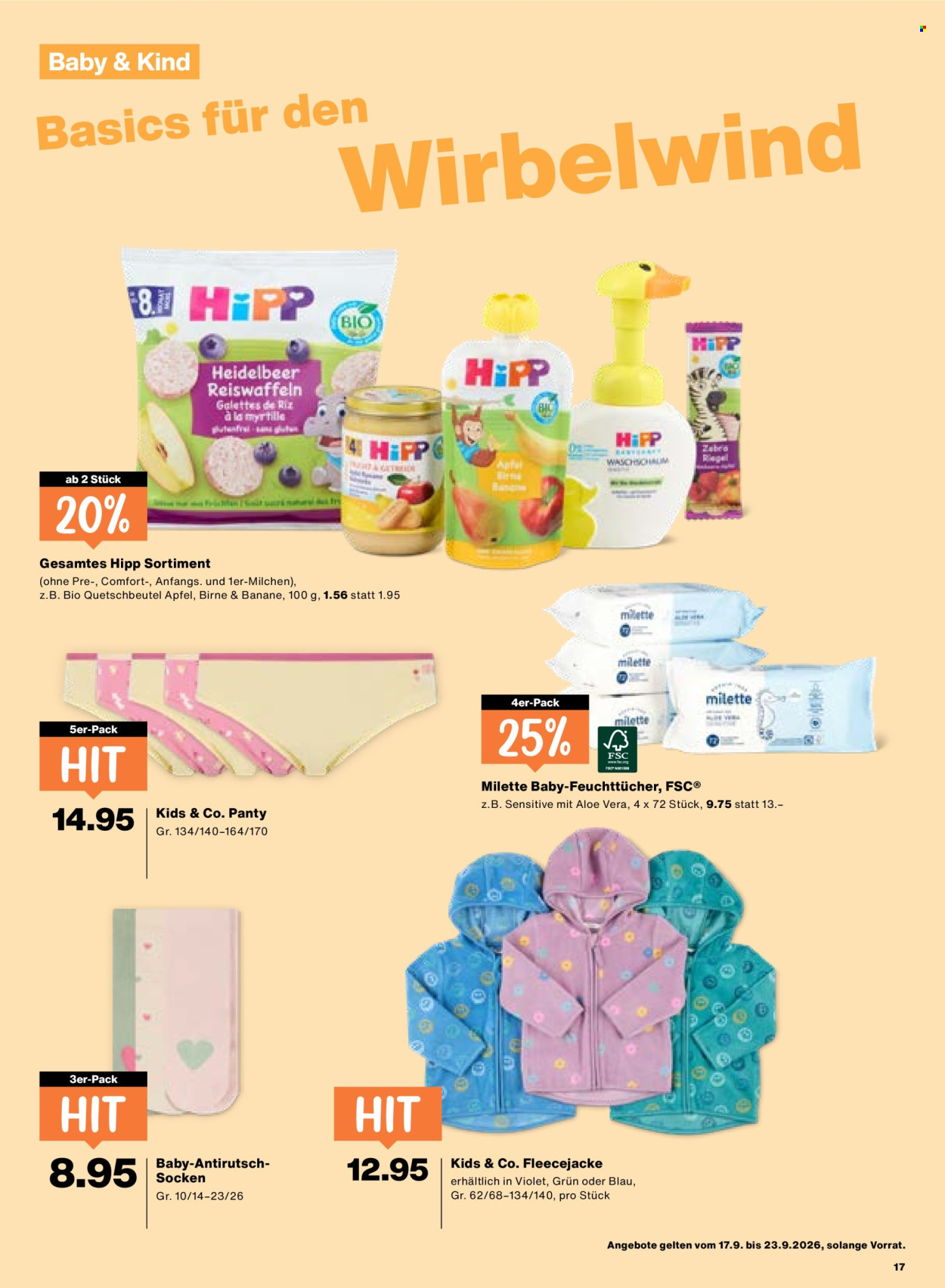 Catalogue Migros - 17.9.2026 - 23.9.2026. Page 17. Page 17