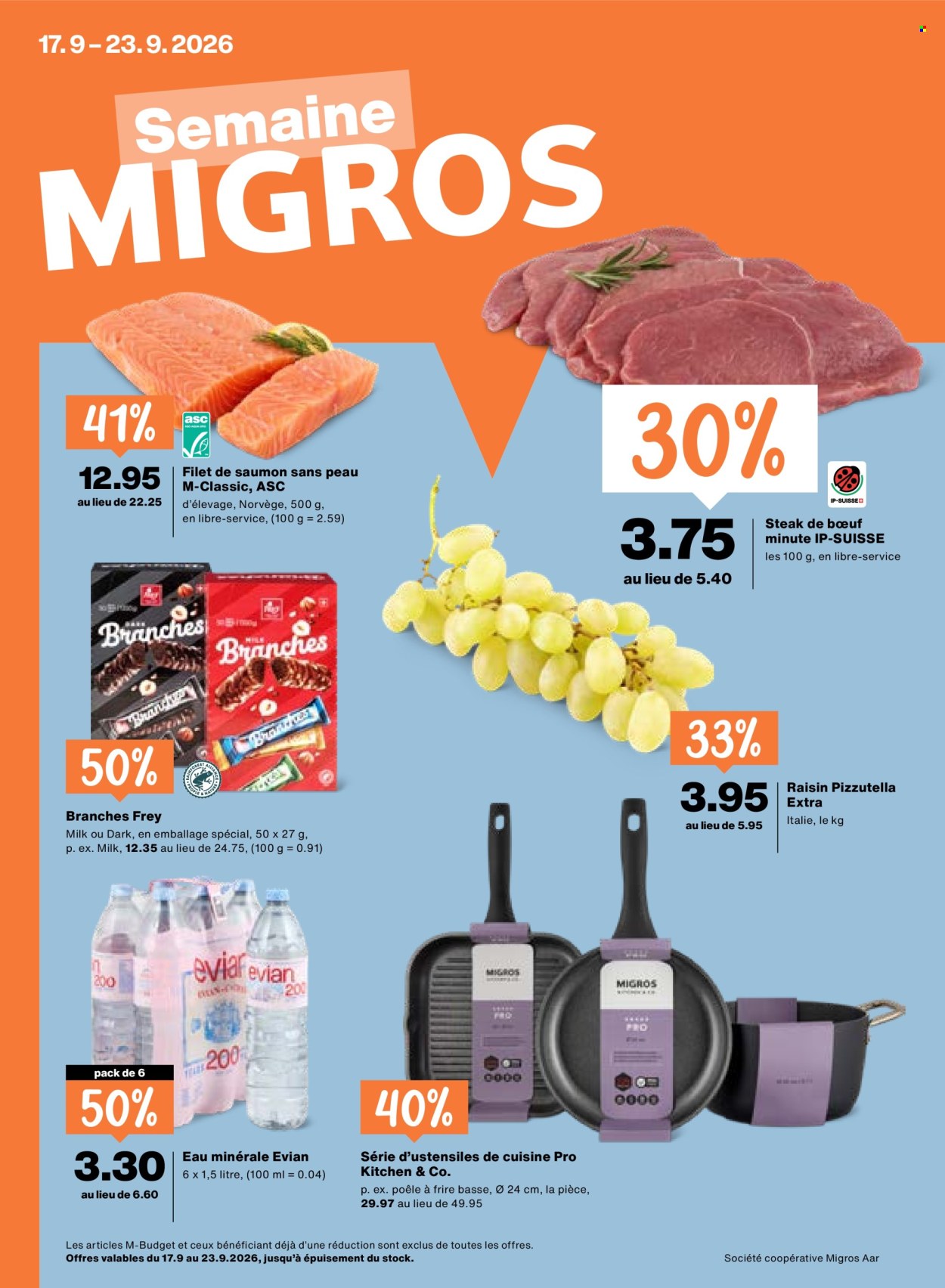 Catalogue Migros - 17.9.2026 - 23.9.2026. Page 1. Page 1