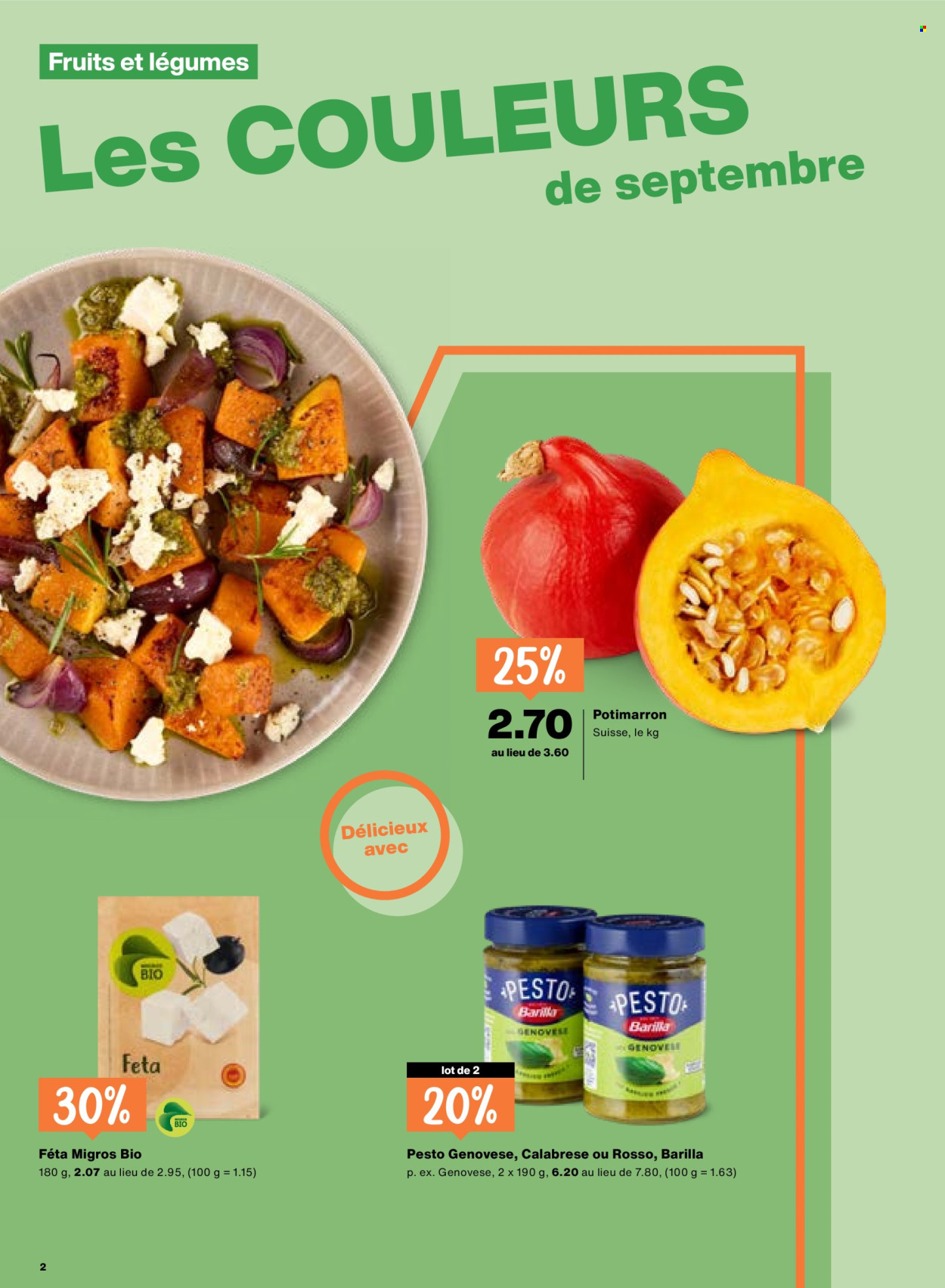 Catalogue Migros - 17.9.2026 - 23.9.2026. Page 2. Page 2