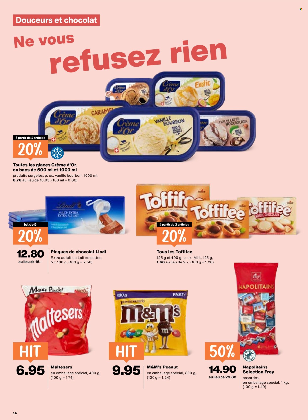 Catalogue Migros - 17.9.2026 - 23.9.2026. Page 14. Page 14