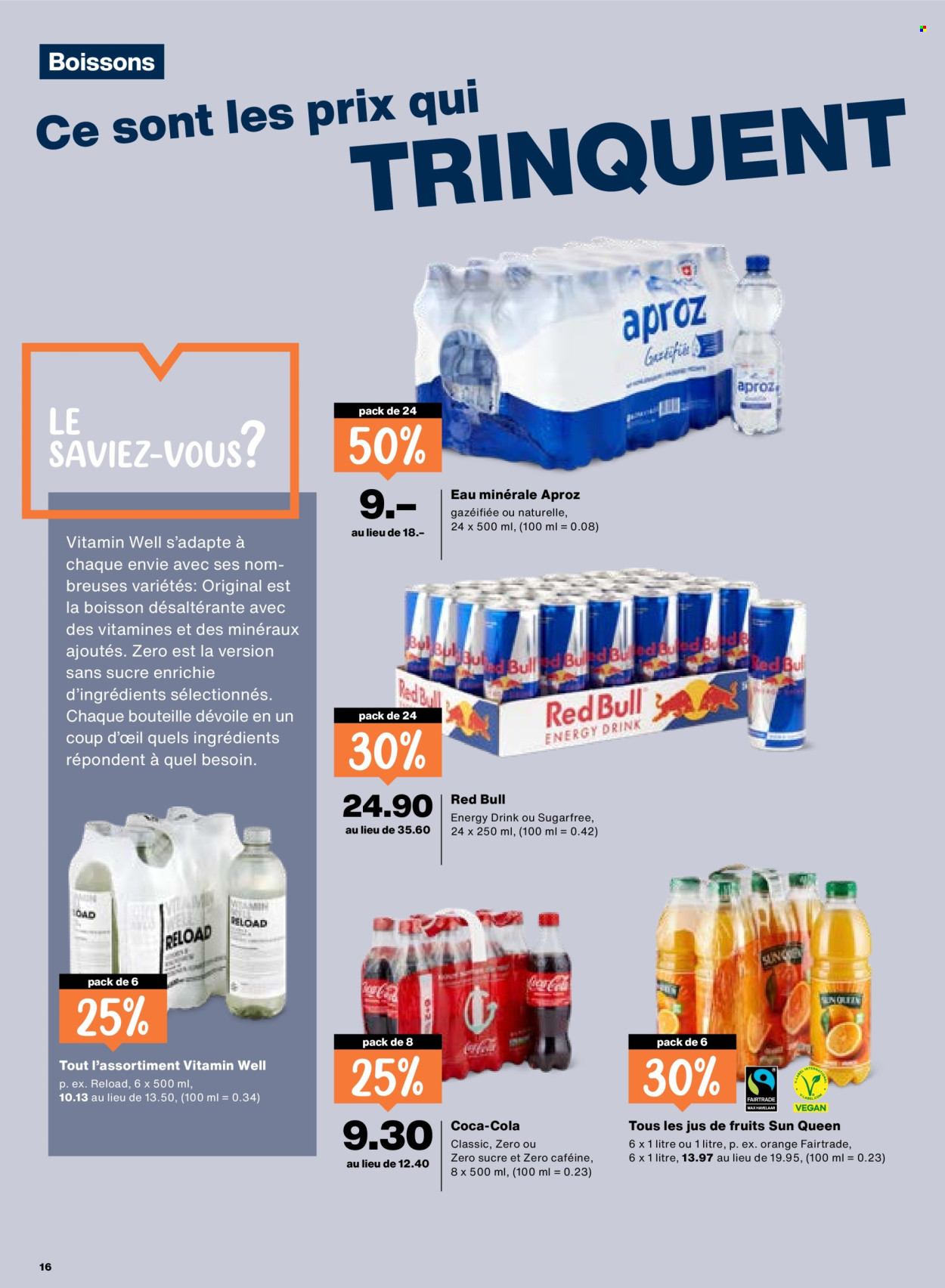 Catalogue Migros - 17.9.2026 - 23.9.2026. Page 16. Page 16
