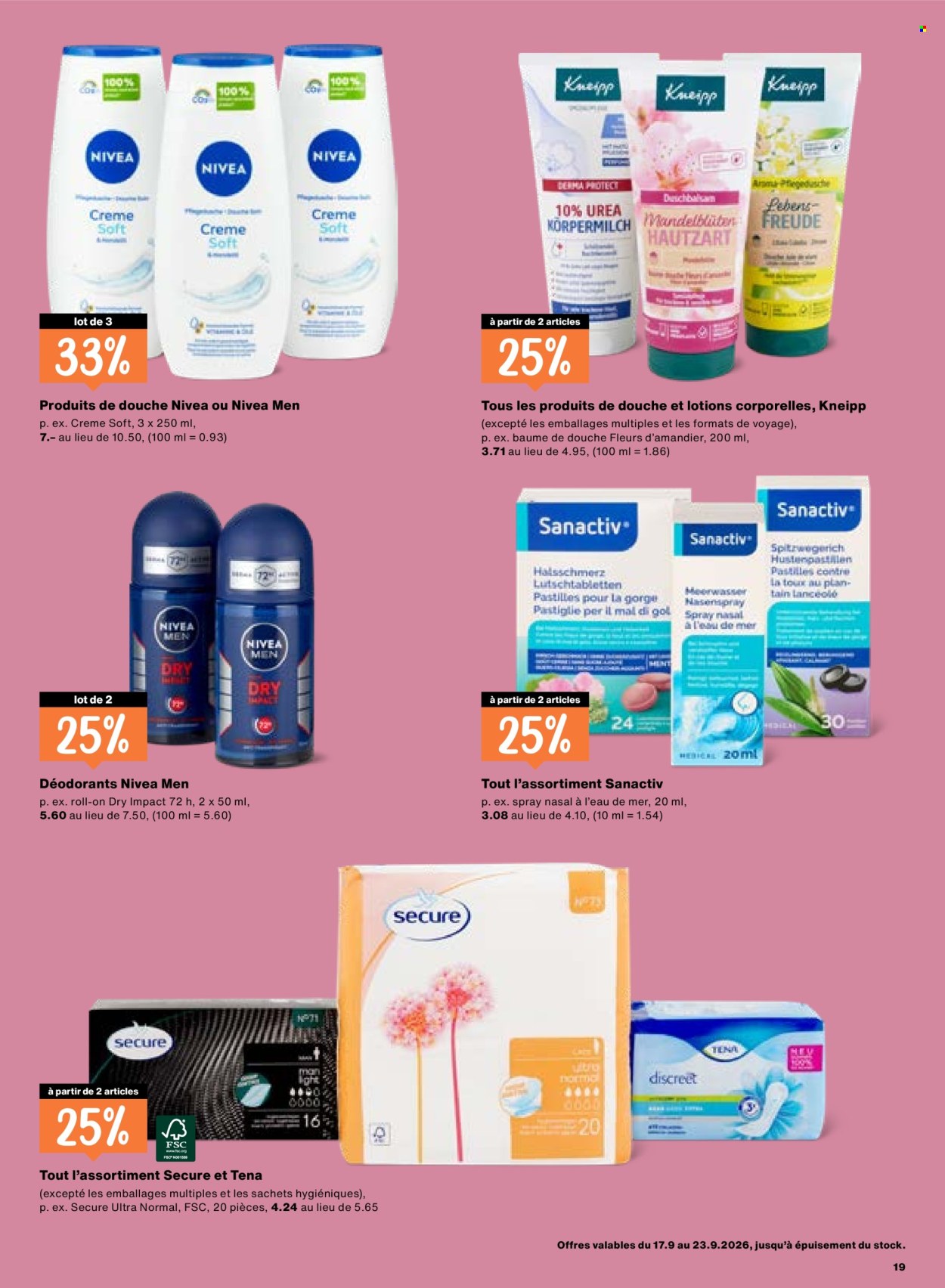 Catalogue Migros - 17.9.2026 - 23.9.2026. Page 19. Page 19