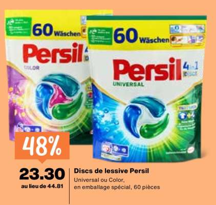Discs de lessive Persil