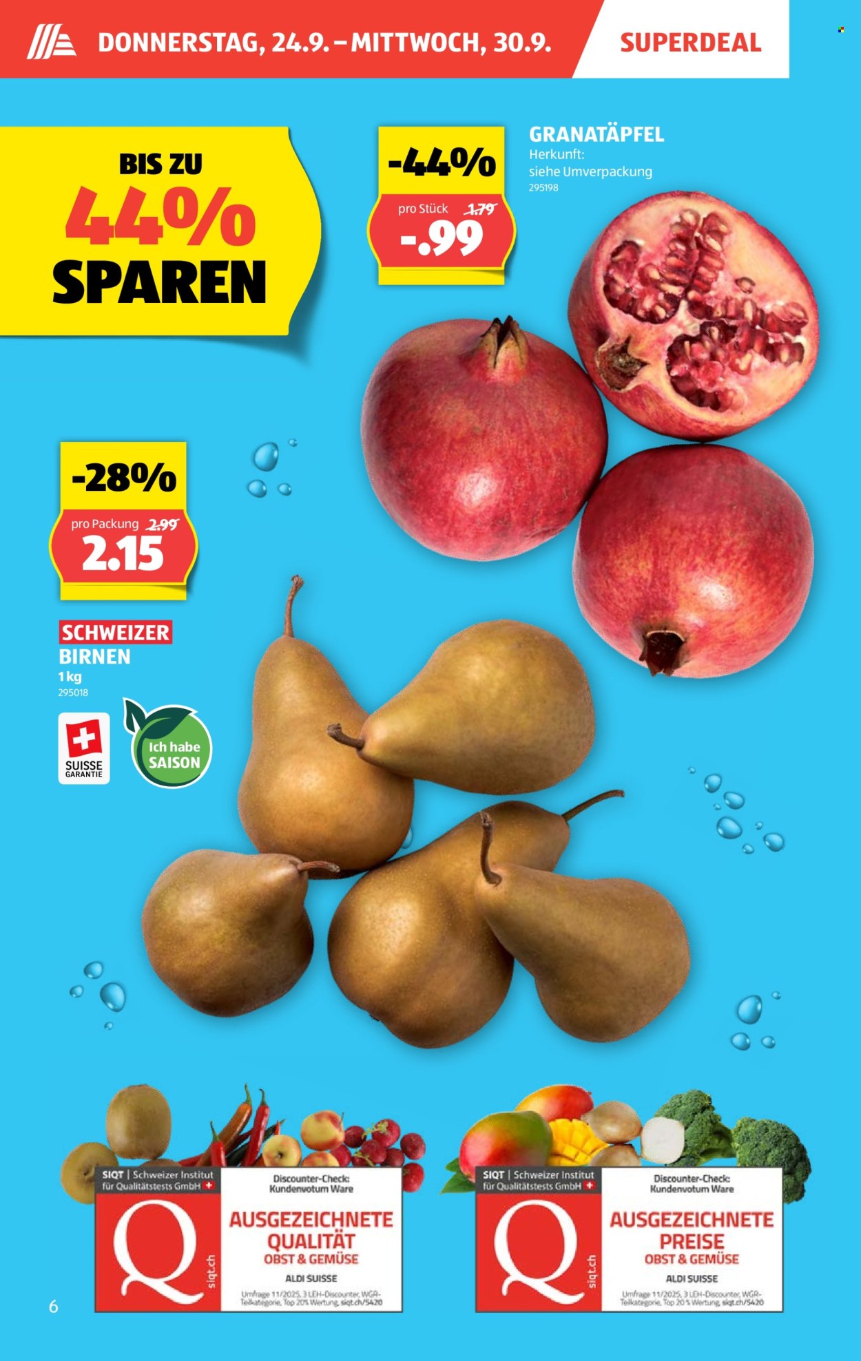 Catalogue Aldi - 24.9.2026 - 30.9.2026. Page 6. Page 6