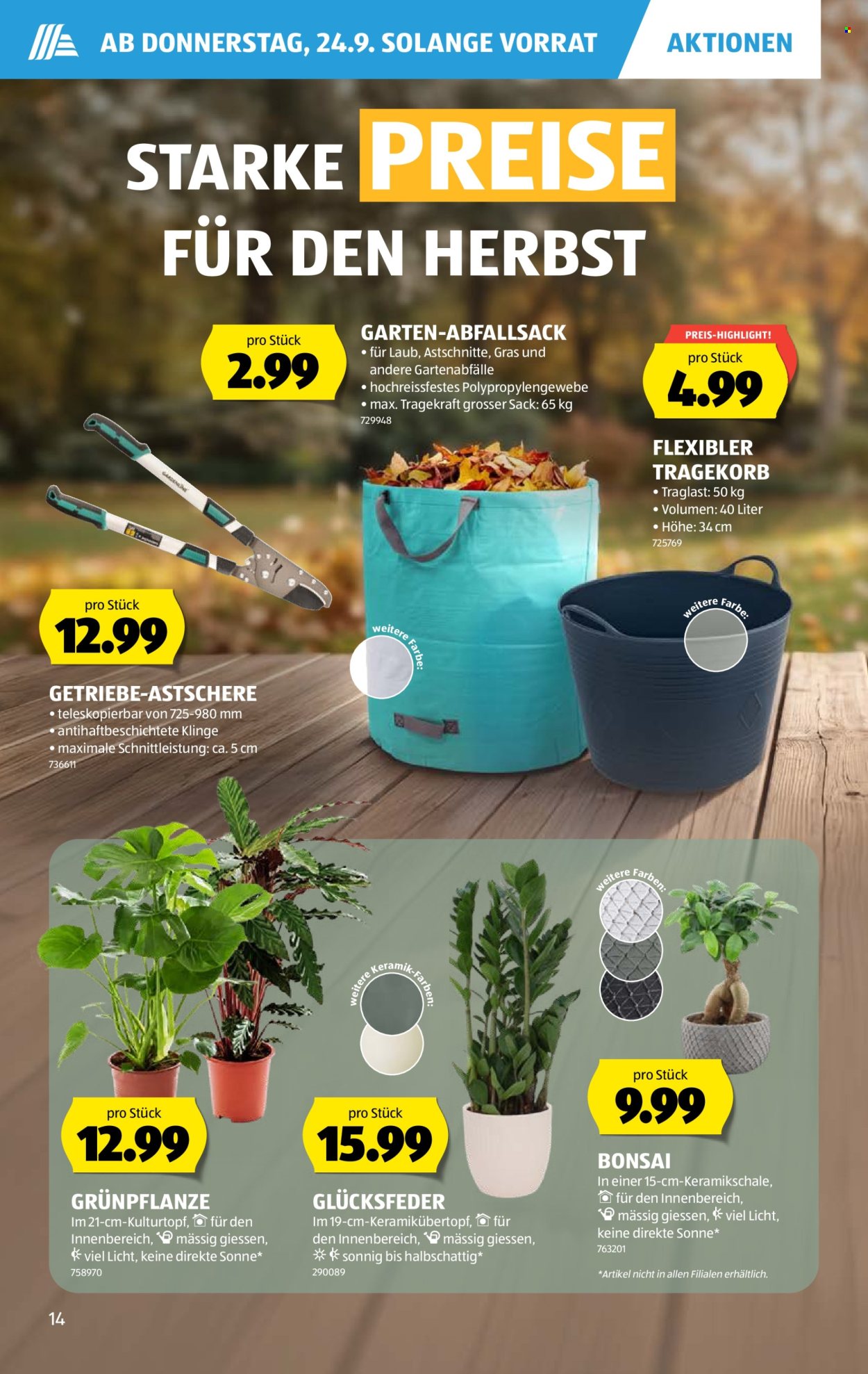 Catalogue Aldi - 24.9.2026 - 30.9.2026. Page 14. Page 14