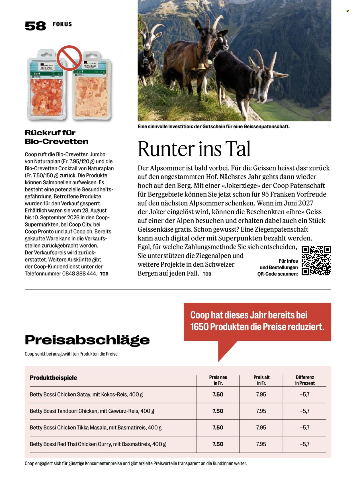 Catalogue Coop - 17.9.2026 - 23.9.2026. Page 58. Page 58