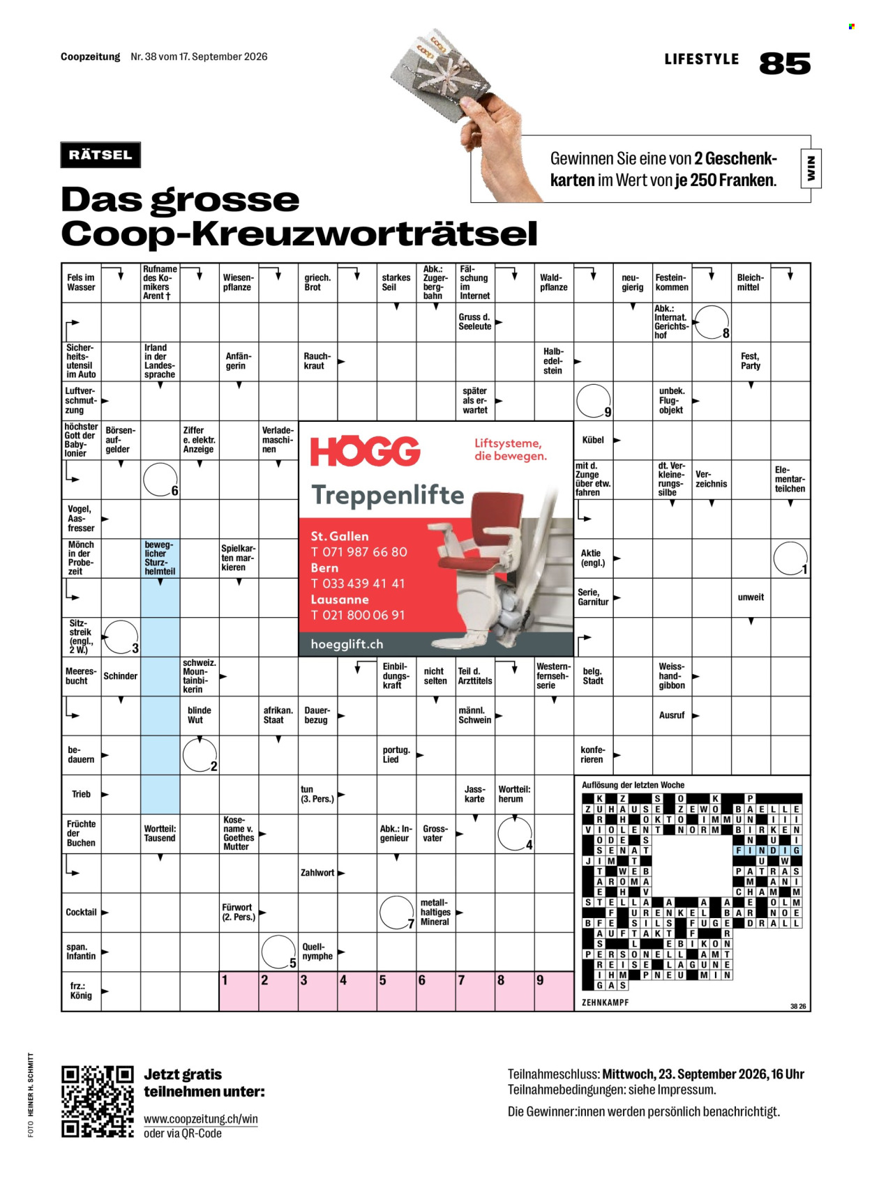 Catalogue Coop - 17.9.2026 - 23.9.2026. Page 85. Page 85