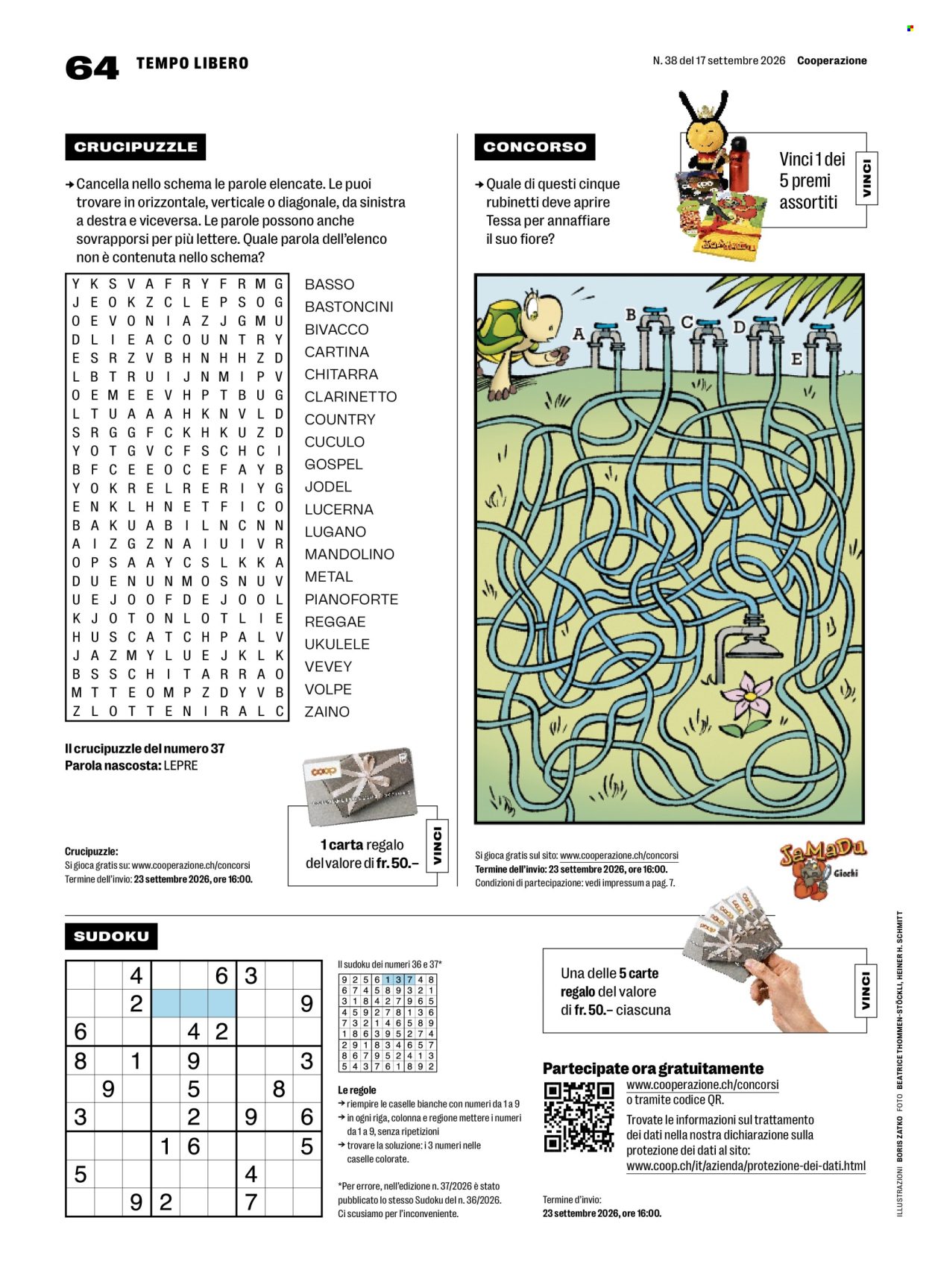 Catalogue Coop - 17.9.2026 - 23.9.2026. Page 64. Page 64