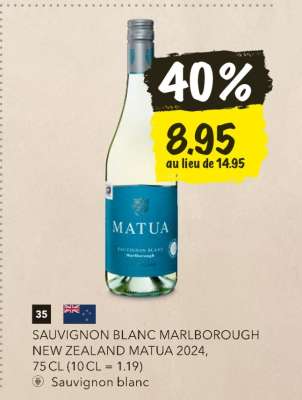 SAUVIGNON BLANC MARLBOROUGH NEW ZEALAND MATUA 2024