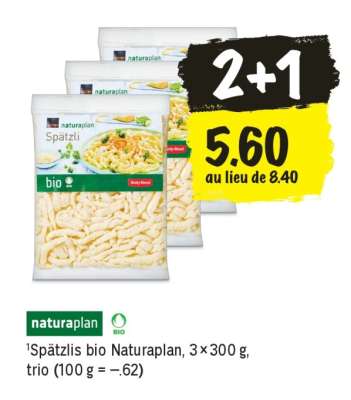 Spätzlis bio Naturaplan