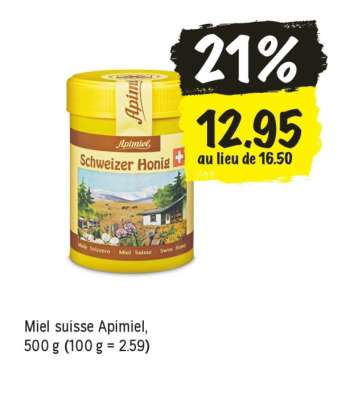 Miel suisse Apimiel