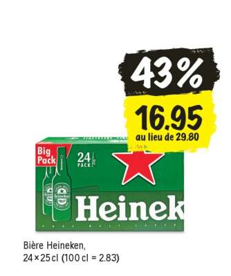 Bière Heineken