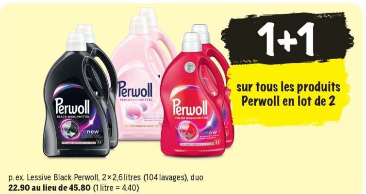 Lessive Black Perwoll