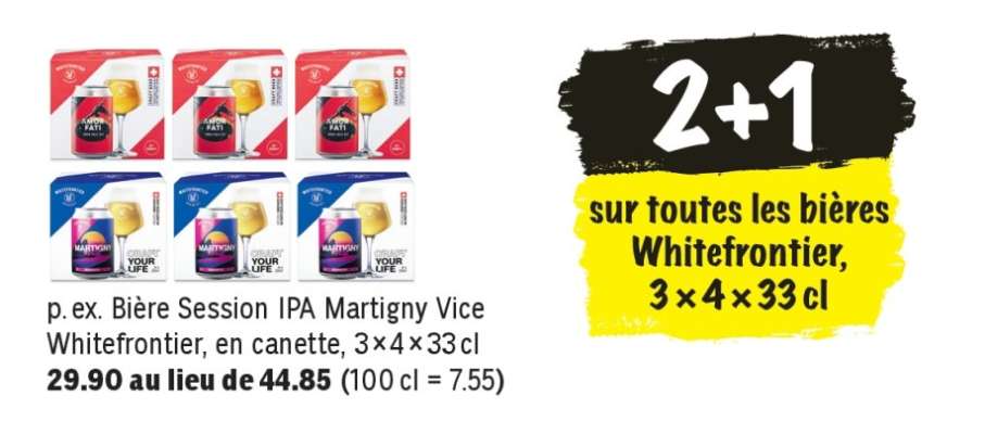 Bière Session IPA Martigny Vice Whitefrontier