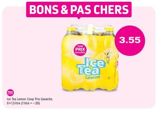 Ice Tea Lemon Coop Prix Garantie