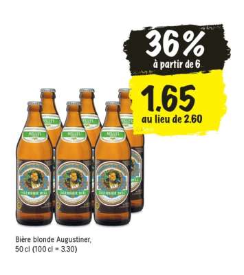 Bière blonde Augustiner