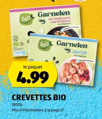 CREVETTES BIO