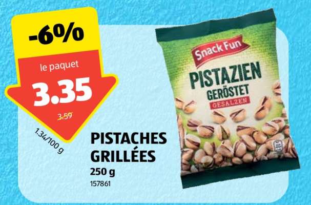 PISTACHES GRILLÉES