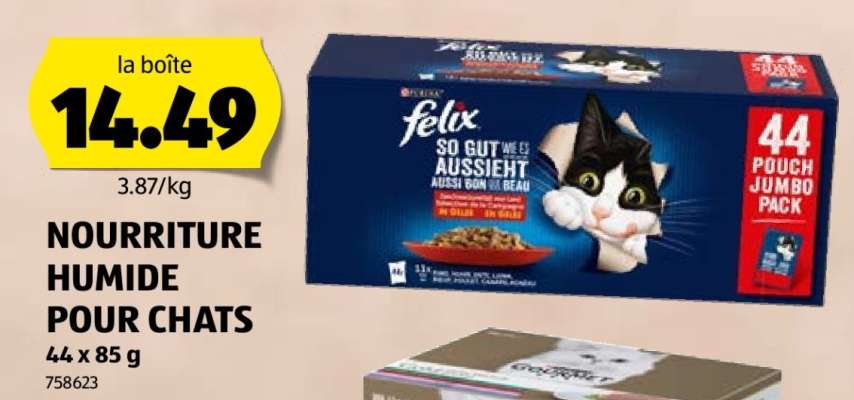 NOURRITURE HUMIDE POUR CHATS
