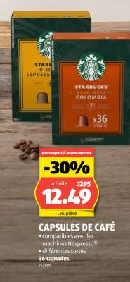 CAPSULES DE CAFÉ