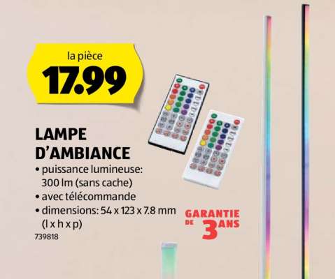 LAMPE D’AMBIANCE