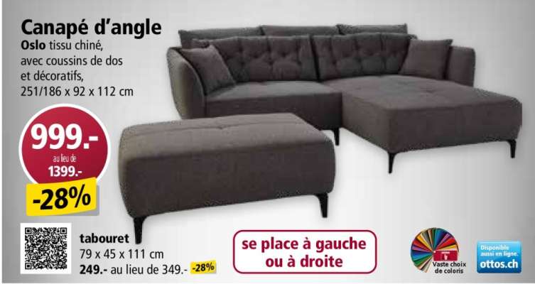 Canapé d'angle