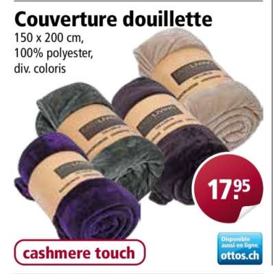 Couverture douillette