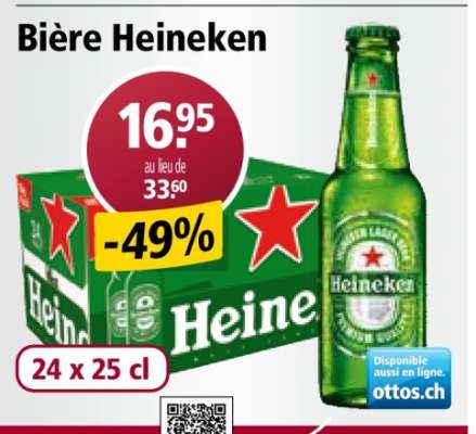 Bière Heineken