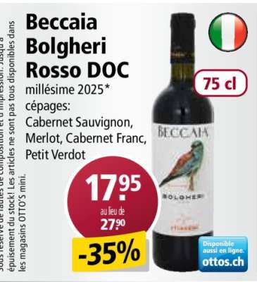 Beccaia Bolgheri Rosso DOC