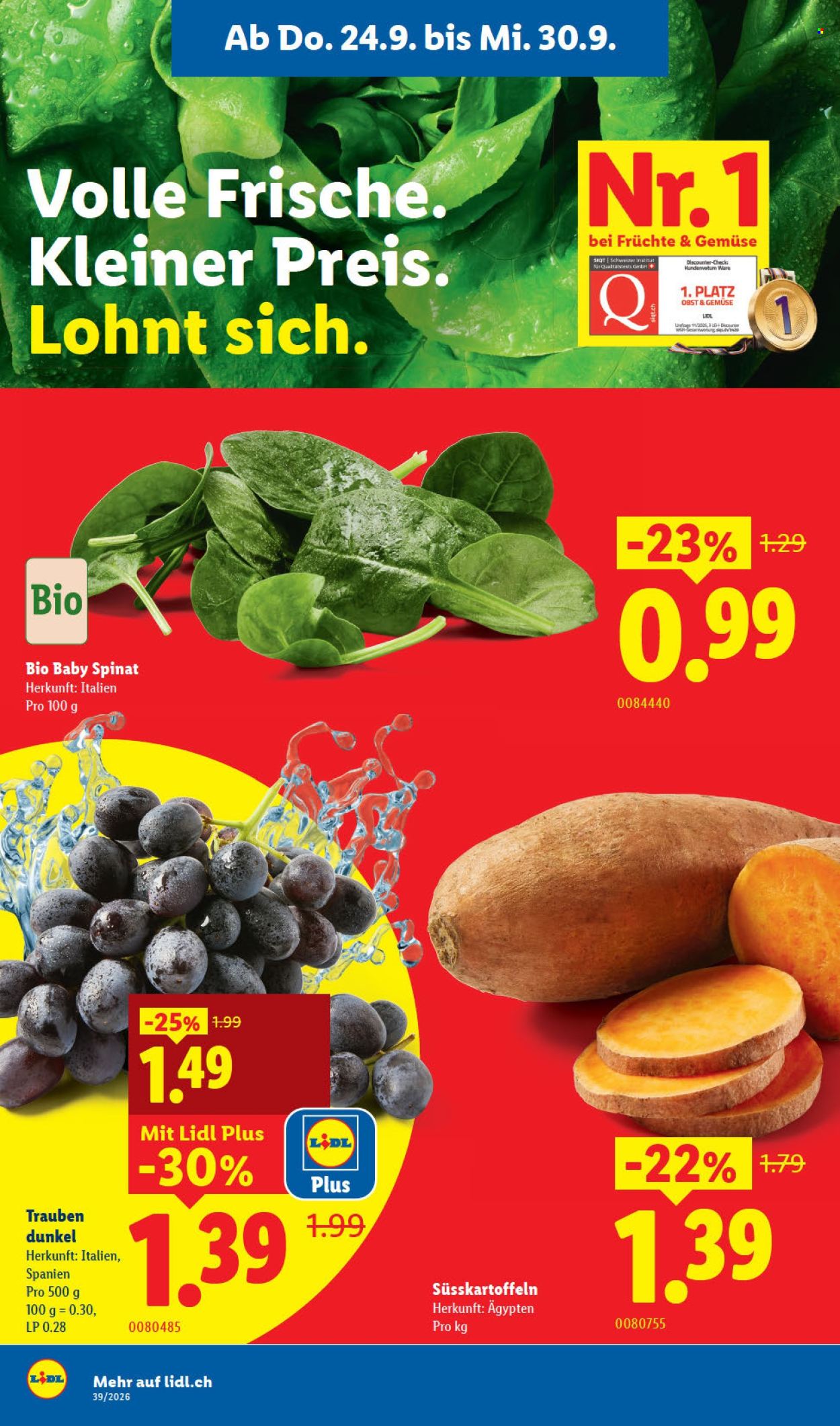 Catalogue Lidl - 24.9.2026 - 30.9.2026. Page 4. Page 4