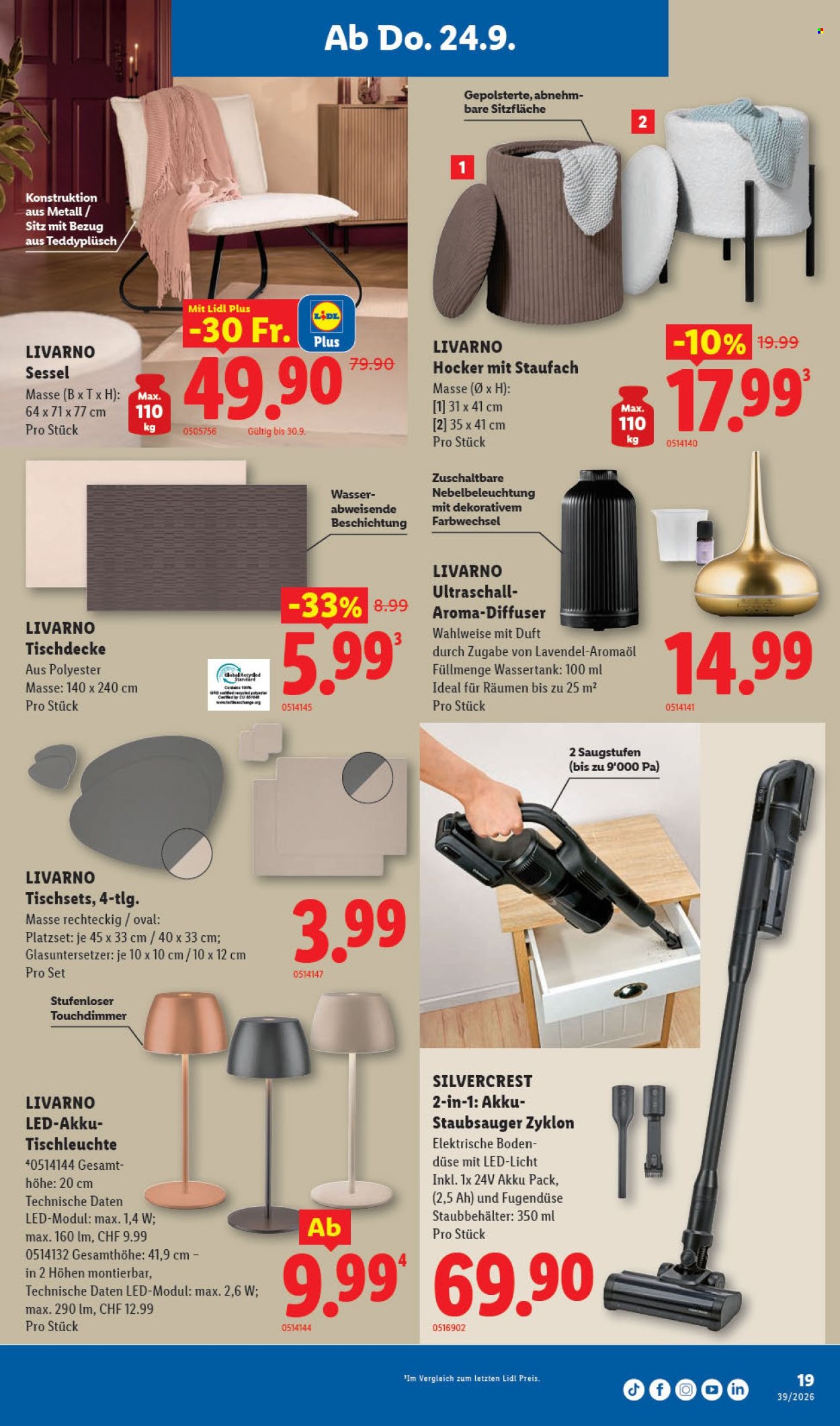Catalogue Lidl - 24.9.2026 - 30.9.2026. Page 19. Page 19