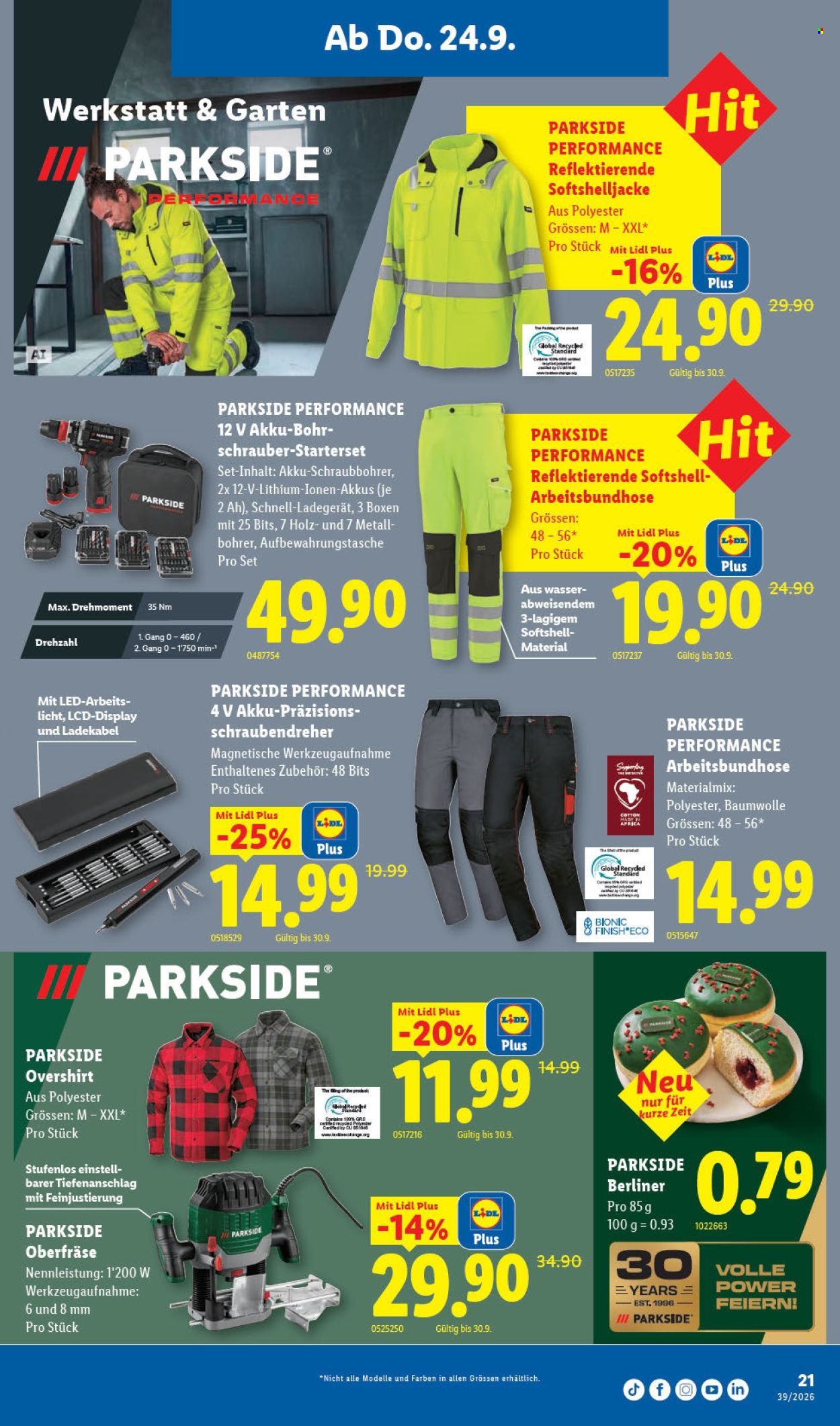 Catalogue Lidl - 24.9.2026 - 30.9.2026. Page 21. Page 21