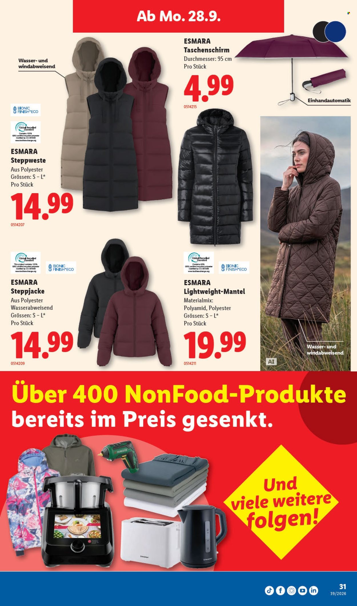 Catalogue Lidl - 24.9.2026 - 30.9.2026. Page 31. Page 31