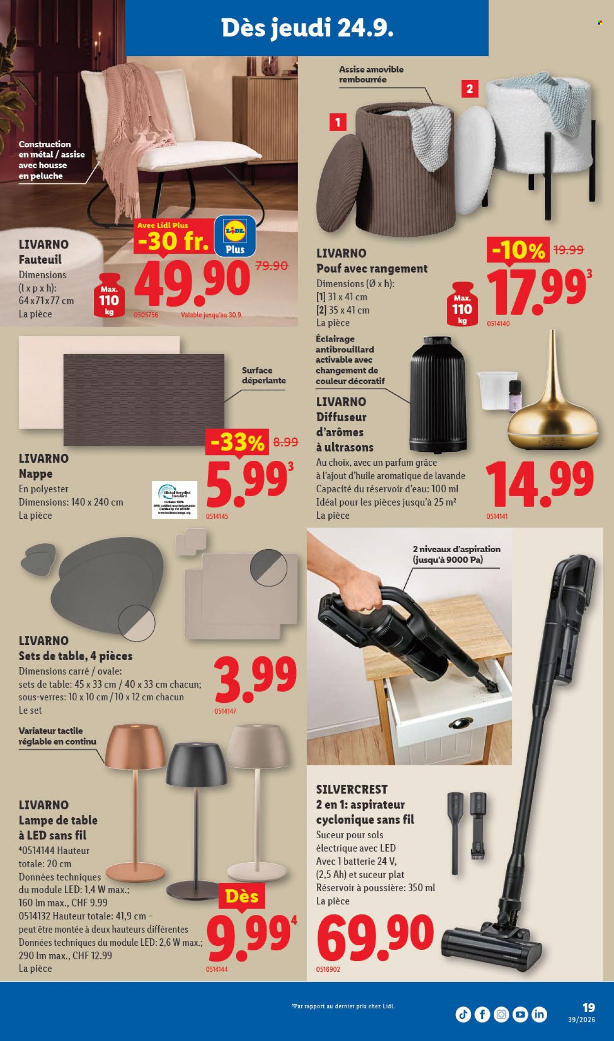 Catalogue Lidl - 24.9.2026 - 30.9.2026. Page 19. Page 19