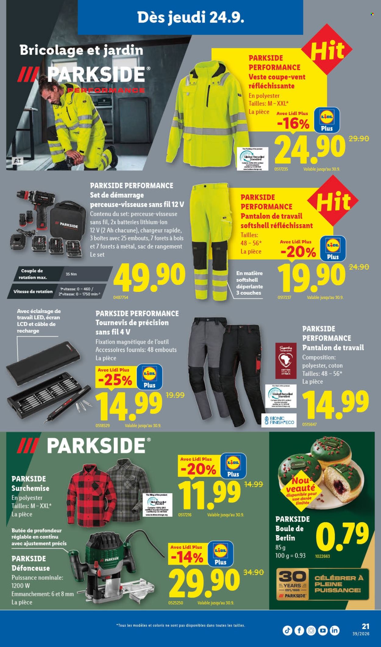 Catalogue Lidl - 24.9.2026 - 30.9.2026. Page 21. Page 21
