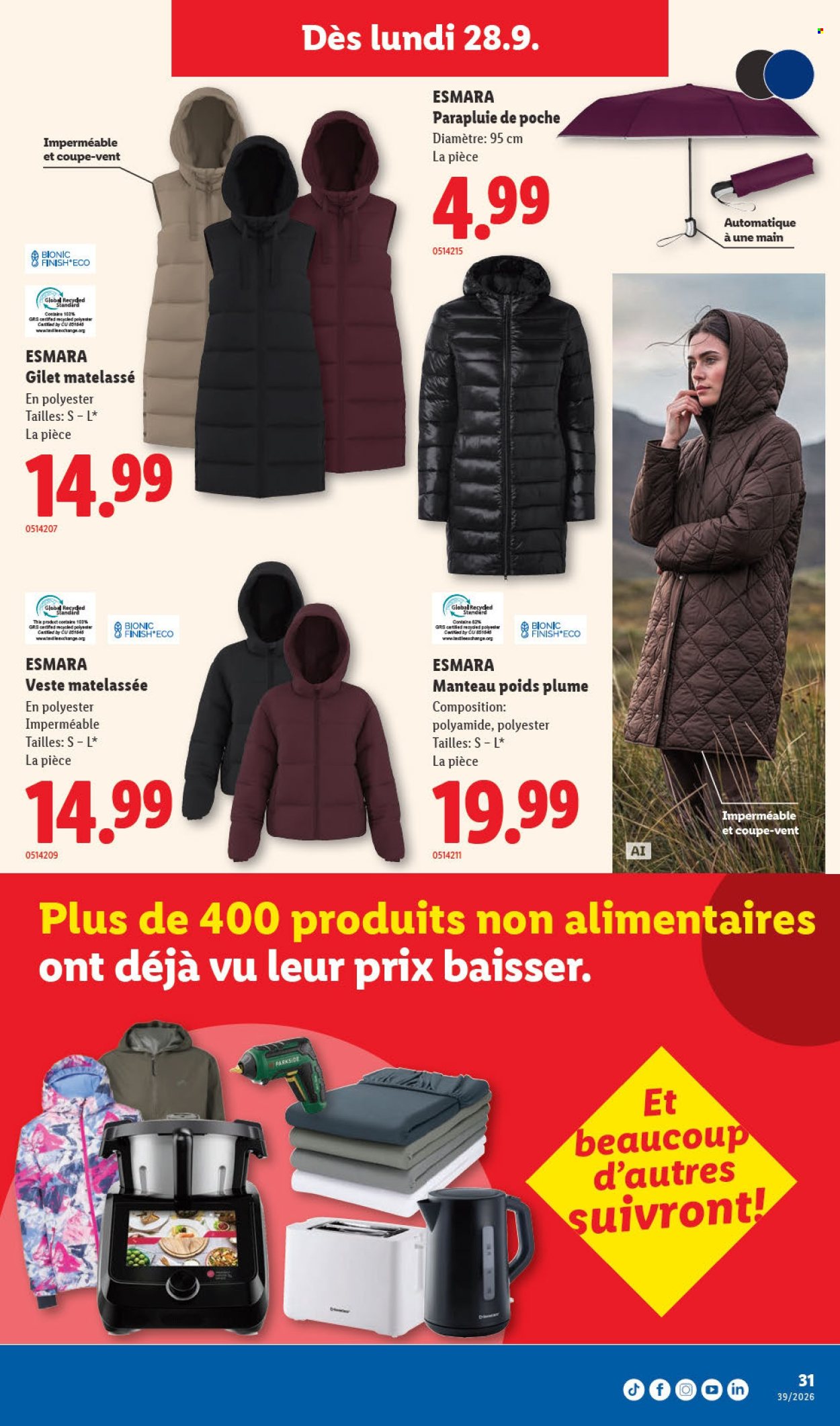 Catalogue Lidl - 24.9.2026 - 30.9.2026. Page 31. Page 31
