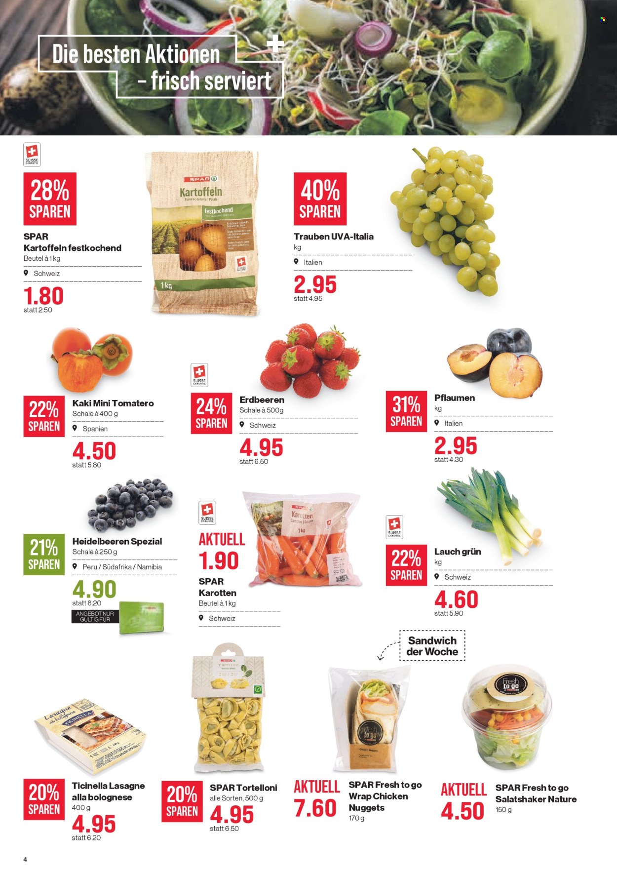 Catalogue SPAR - 24.9.2026 - 30.9.2026. Page 4. Page 4